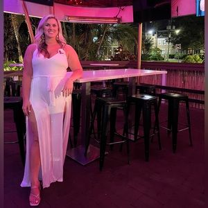 Lulus white jumpsuit